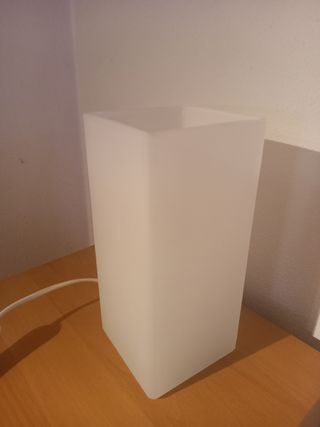 Lampada vetro bianca