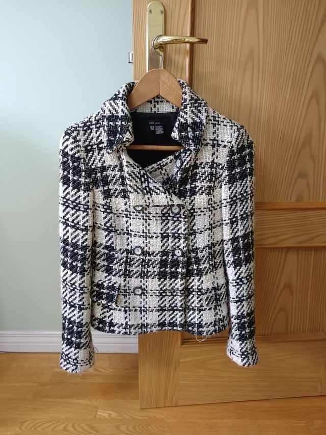 Chaqueta tweed Zara