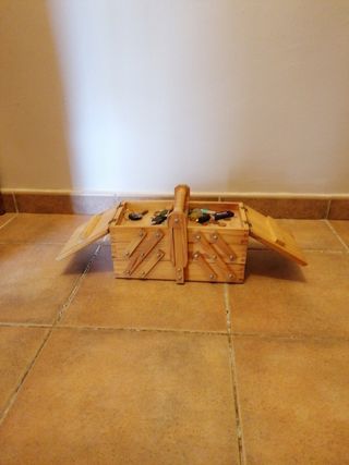 Costurero de madera 3 alturas