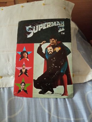 Album de cromos de Superman. Años 80