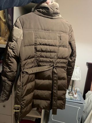 Chaqueton Pluma mujer con un solo uso 