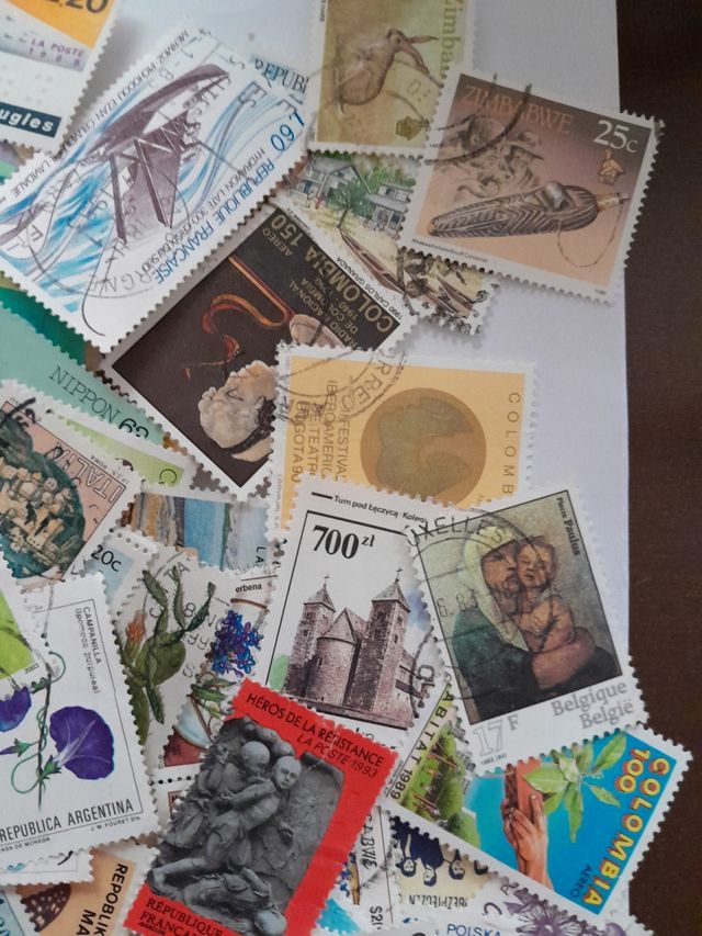 Lote Alicante.Sellos matasellados extranjeros.