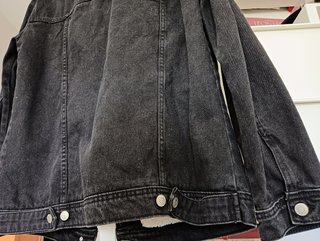 Chaqueta Vaquera Borrego Negra