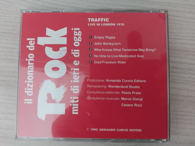 Traffic - Live in London CD