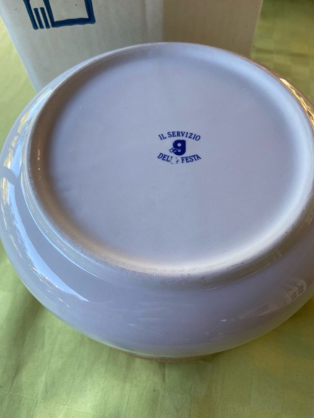 contenitore Biscottiera in ceramica vintage