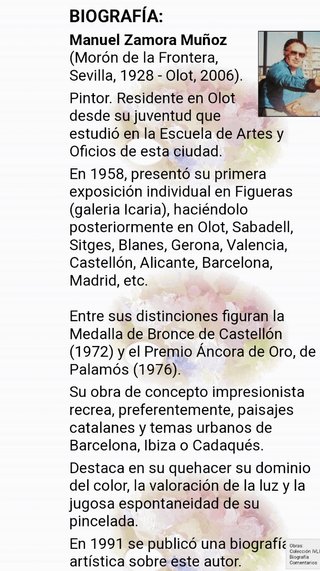 ZAMORA MUÑOZ OLEO TELA. 55 X 46 PERFECTO