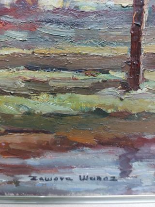 ZAMORA MUÑOZ OLEO TELA. 55 X 46 PERFECTO