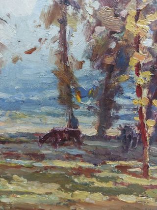 ZAMORA MUÑOZ OLEO TELA. 55 X 46 PERFECTO