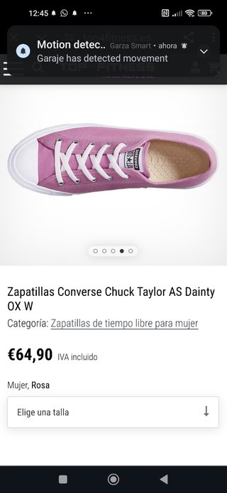 Zapatillas converse rosas nuevas