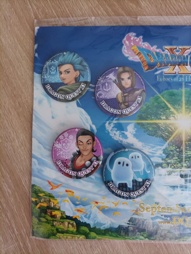 Set de chapas Dragón Quest IX