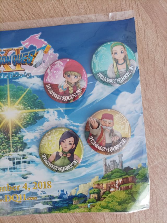 Set de chapas Dragón Quest IX