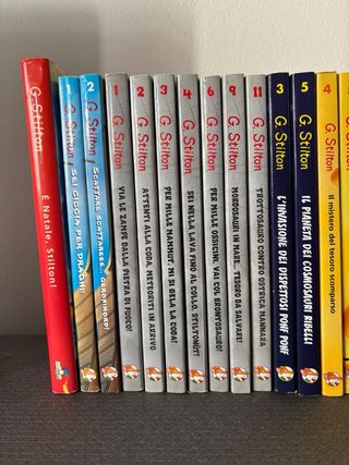 libri geronimo stilton, ottimo stato,da collezione