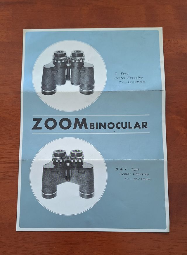Binocular Zenith 7X-12x40 ZCF