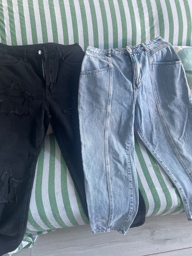 Jans 2 pezzi nero e jeas chiaro