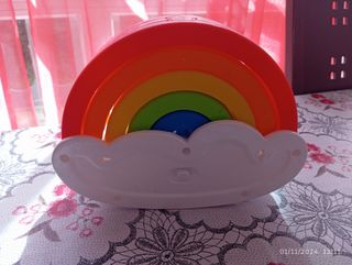 Arco iris con luz y sonido
