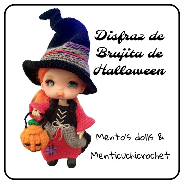 Disfraz Bruja para muñeca OB 11.