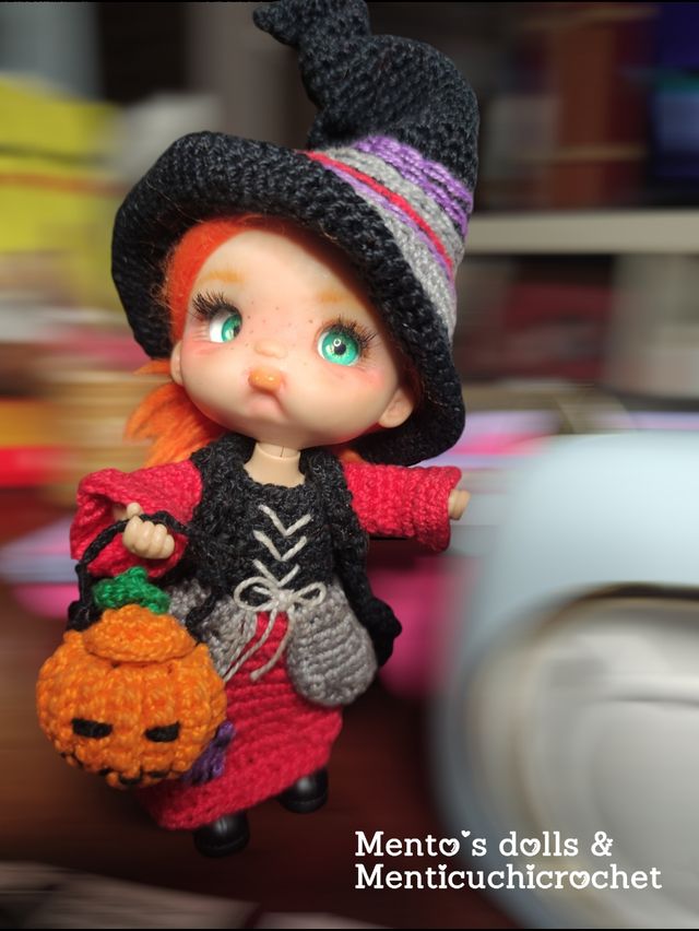 Disfraz Bruja para muñeca OB 11.