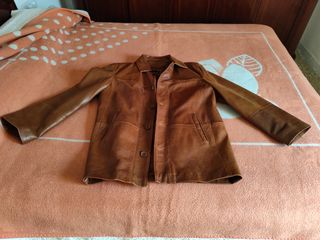 Cazadora de cuero