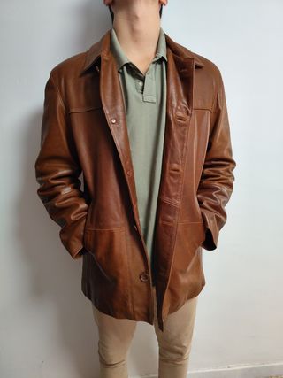 Cazadora de cuero