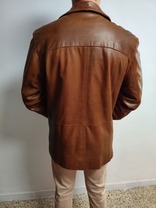 Cazadora de cuero