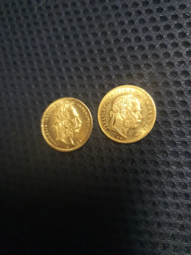 10 pesos de Oro, 20 pesos Calendario Azteca, 20 fr