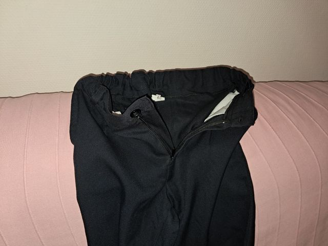 5 pantalones colegio azul talla 12 /34