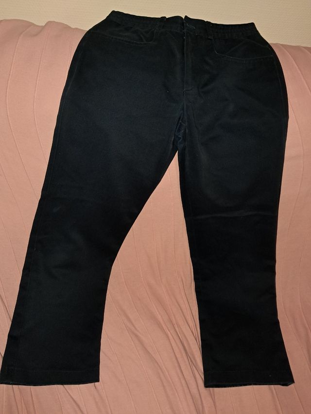 5 pantalones colegio azul talla 12 /34