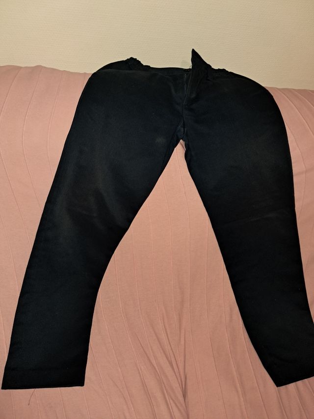 5 pantalones colegio azul talla 12 /34