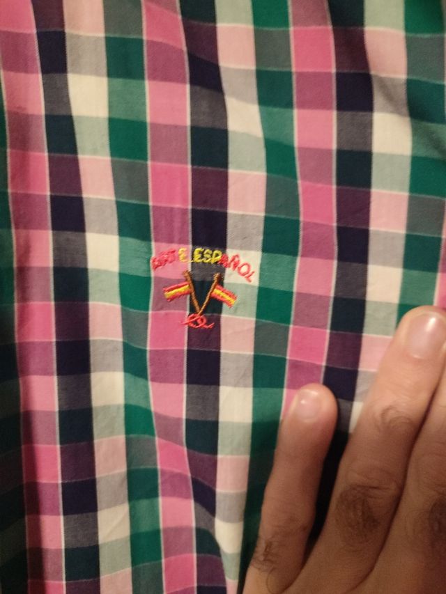 Camisa cuadros Arte Español