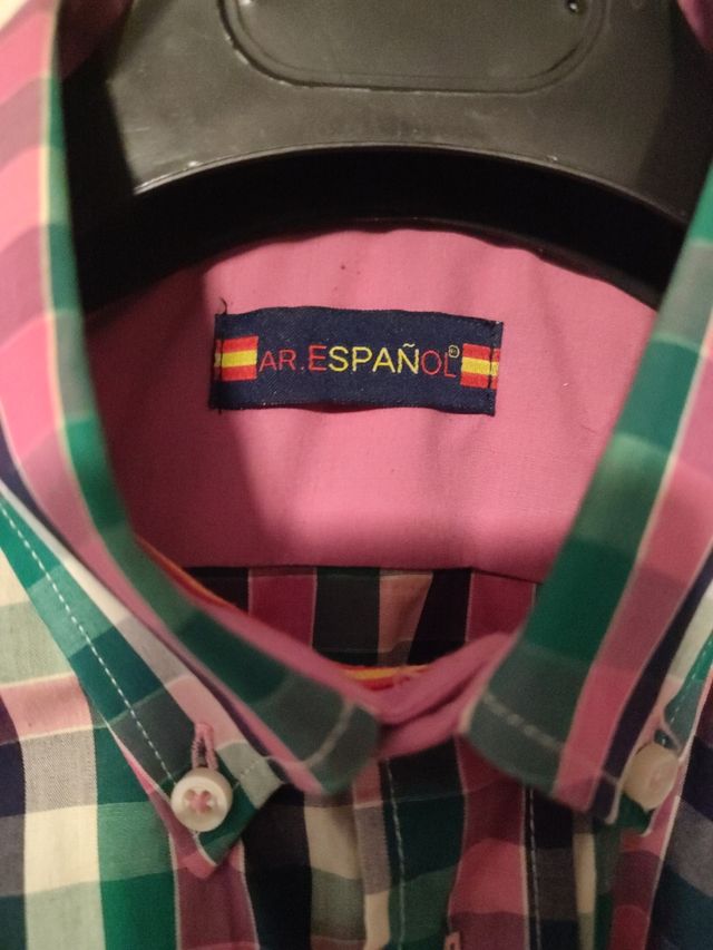 Camisa cuadros Arte Español