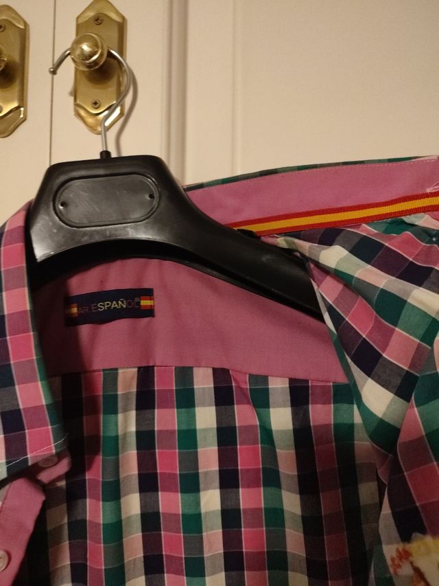 Camisa cuadros Arte Español