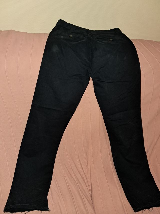 1 pantalon colegio azul tallas 14 /36 y talla 12 