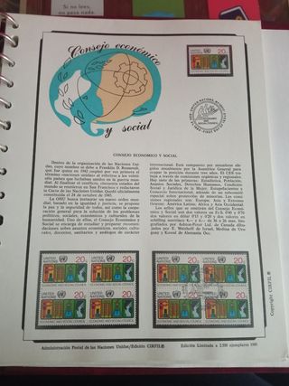 Album sellos naciones unidas