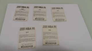 Cromos panini basket NBA 91