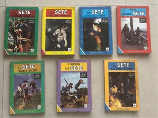 7 livros “Os Sete” Enid Blyton