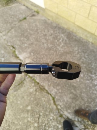 Barra manillar moto, ajustable