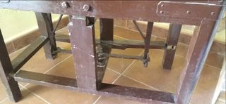 Balanza antigua. Pesas antiguas