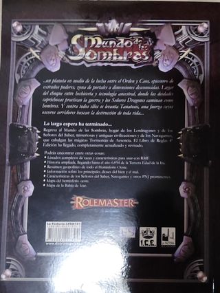 Juego Rol Rolemaster: Mundo de sombras