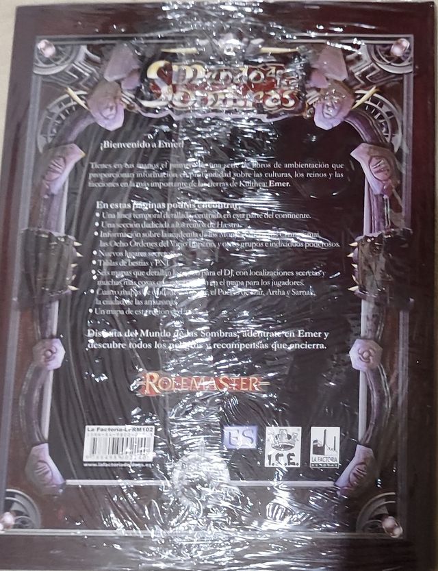 Juego Rol Rolemaster: Mundo de sombras