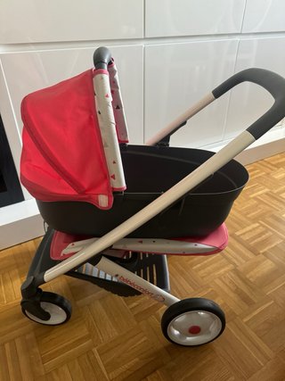 Silla y carrito muñecas