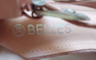 zapato mujer T39 rosa,tacón/hebillas SIN ESTRENAR