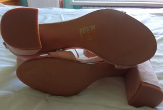 zapato mujer T39 rosa,tacón/hebillas SIN ESTRENAR