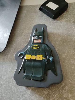 Cajita metal lego Batman y batigirl