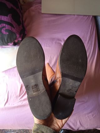 Botas altas de piel