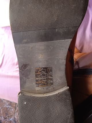 Botas altas de piel