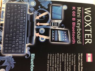 Miniteclado bluetooth con soporte