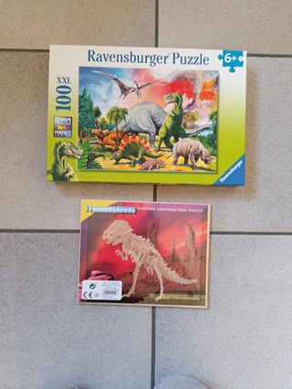 Puzzle dinosauri e 3d
