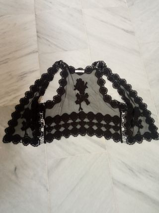 Falda polipiel Zara Basic