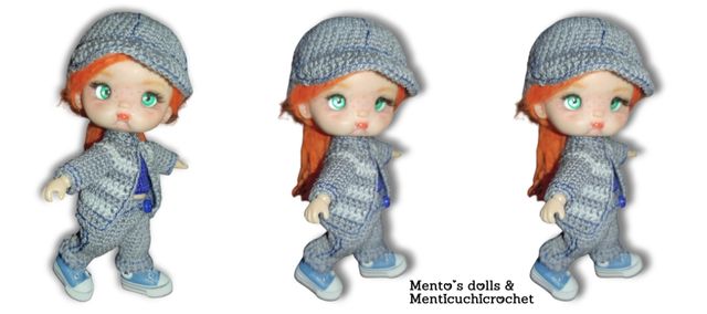 Conjunto sport para muñeca Ob11.