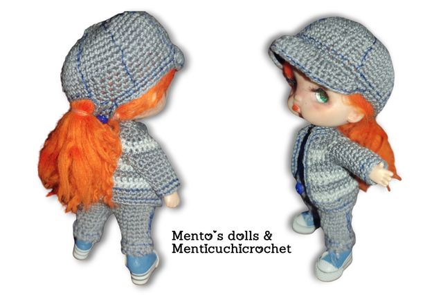 Conjunto sport para muñeca Ob11.